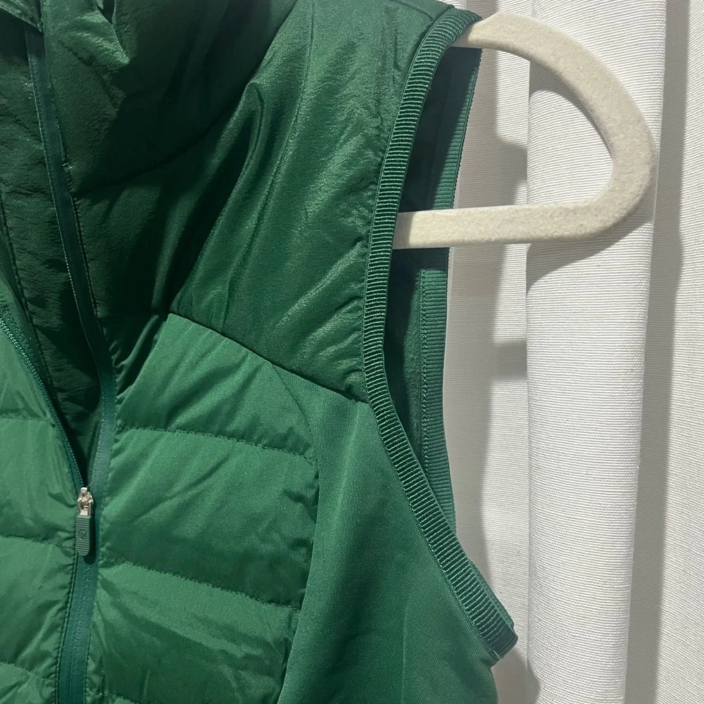 Lululemon Athletica Down For It All Everglade Green Vest Size 2 - Picture 5 of 14